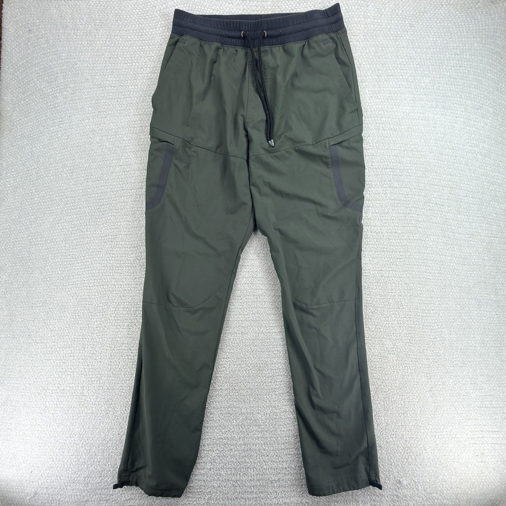 Under Armour Sportstyle Elite Cargo Pants Mens Large Green HeatGear 1306461